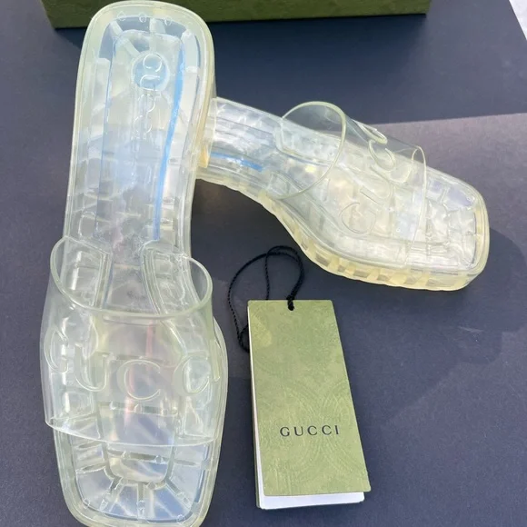 GUCCI slide platform sandal clear size 8
(B 5) - Picture 8 of 10